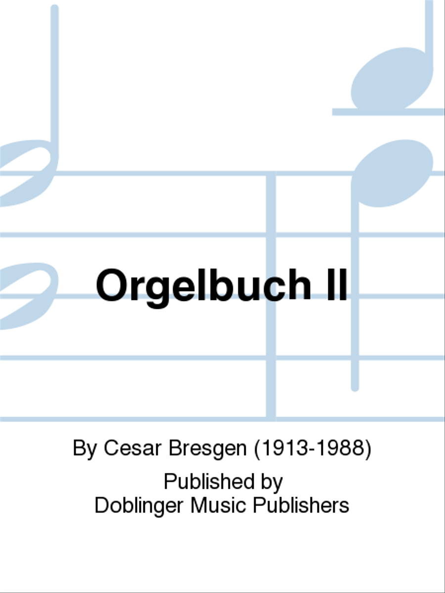 Orgelbuch II