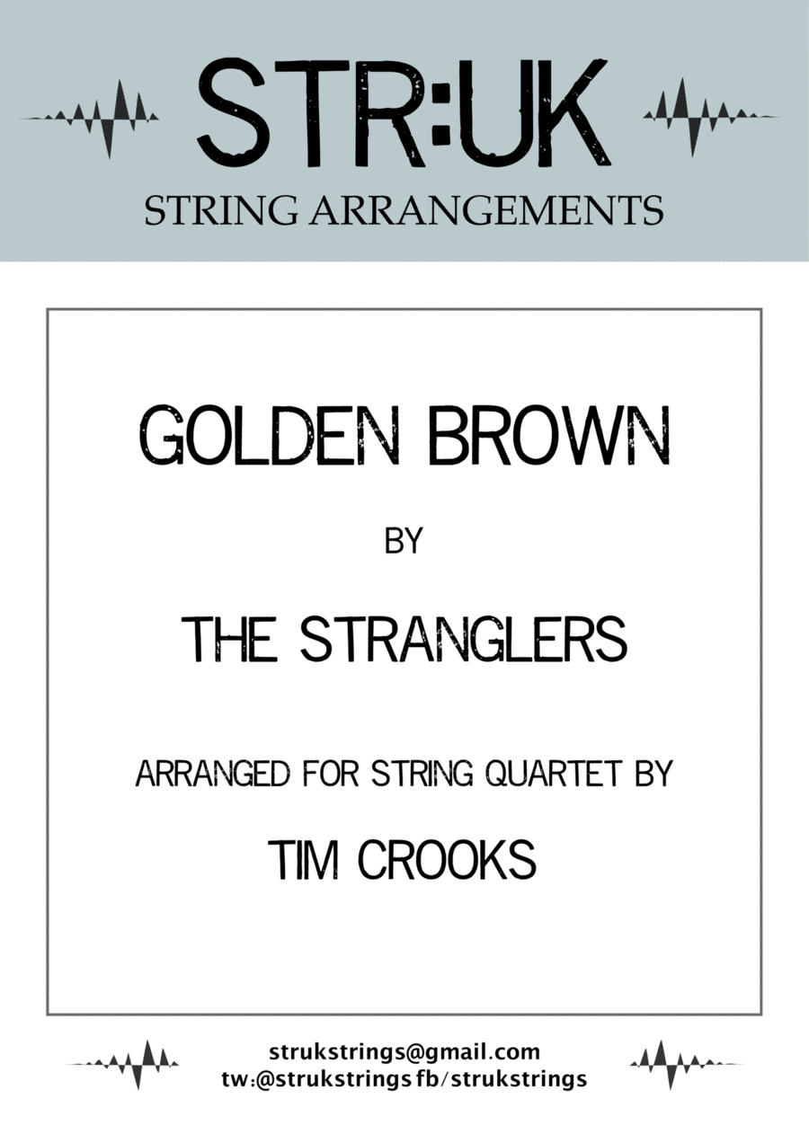 Golden Brown String Quartet scores gallery preview page 1