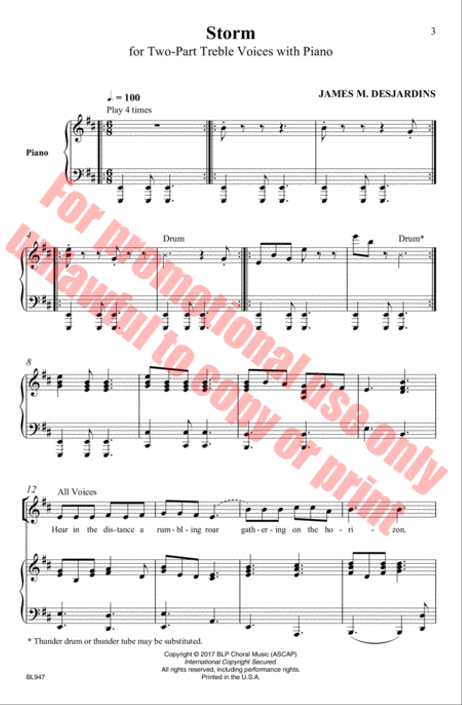 Storm Choir scores gallery preview page 4