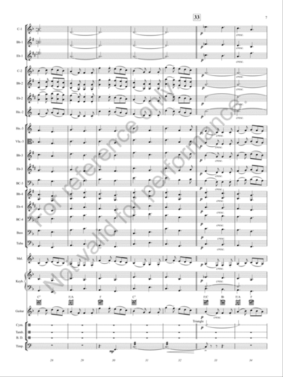 Fantasia on the Dargason (from Second Suite in F, Mvt. IV) Concert Band scores gallery preview page 6