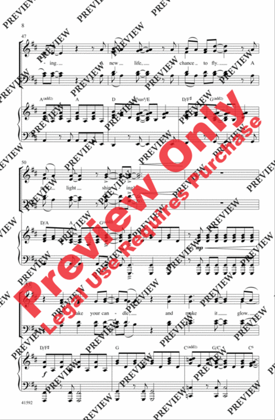 New Light Shining New Light Shining 4-Part scores gallery preview page 8