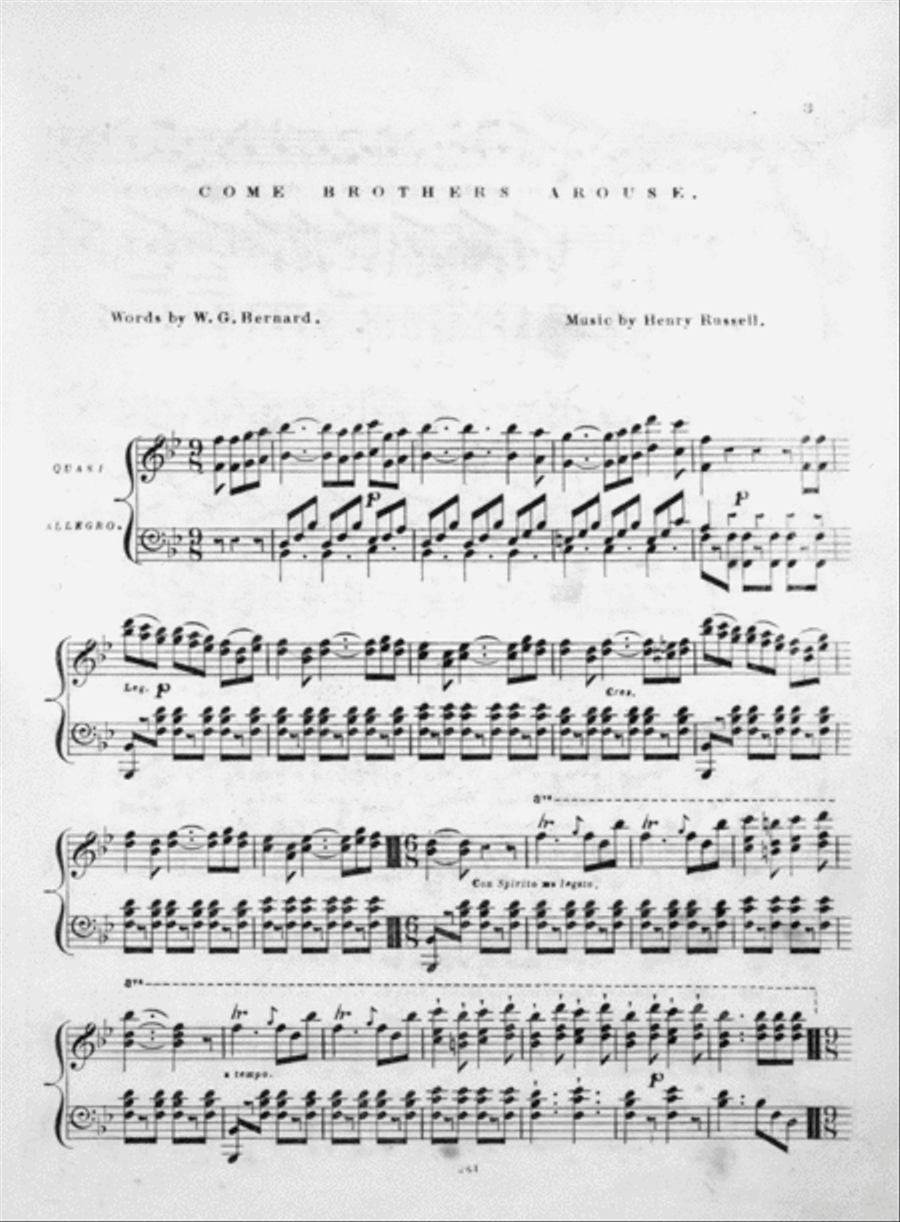 Come Brothers Arouse. A Favourite Song & Chorus Choir scores gallery preview page 2
