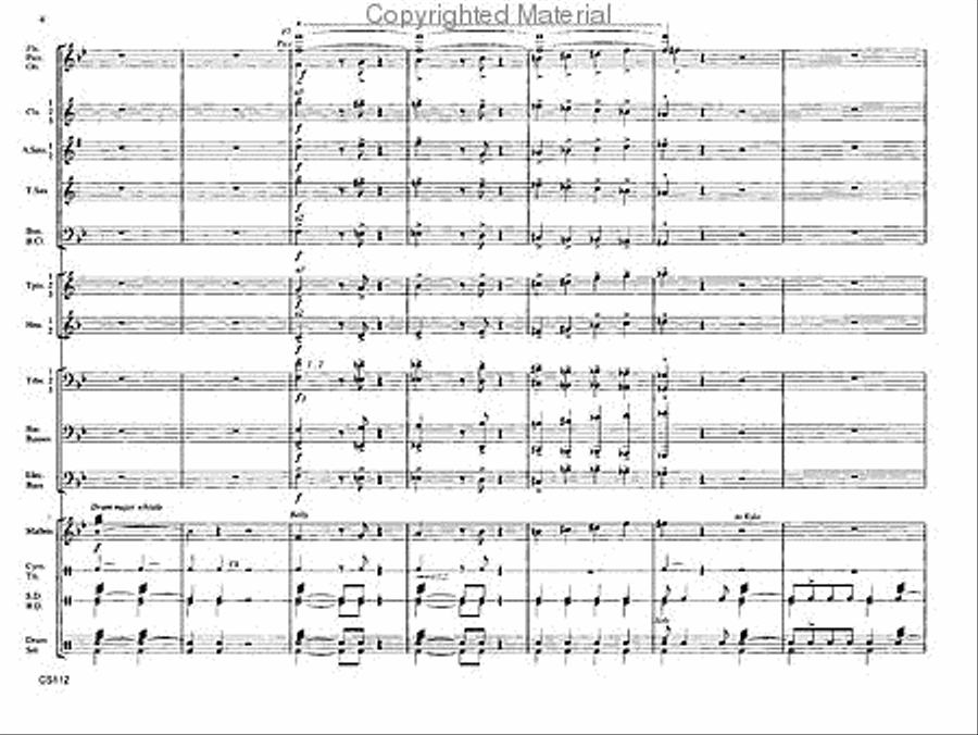 Alexander's Ragtime Band Alexander's Ragtime Band Concert Band scores gallery preview page 4