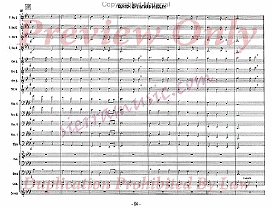 Christmas Medley Christmas Medley Jazz Ensemble scores gallery preview page 25