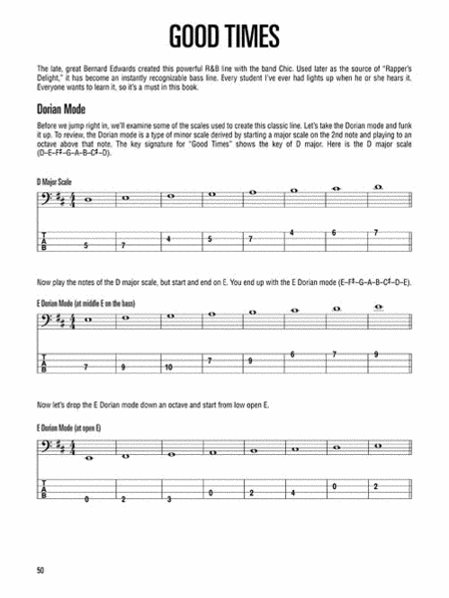 R&B Bass – A Guide to the Essential Styles and Techniques Bass Guitar Tablature scores gallery preview page 7