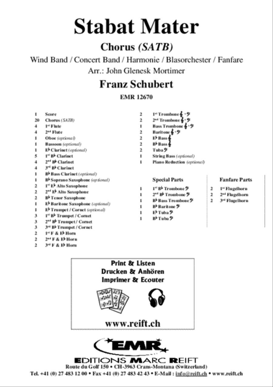 Stabat Mater Stabat Mater 4-Part scores gallery preview page 2