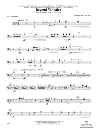 Beyond Whistler: 2nd Trombone