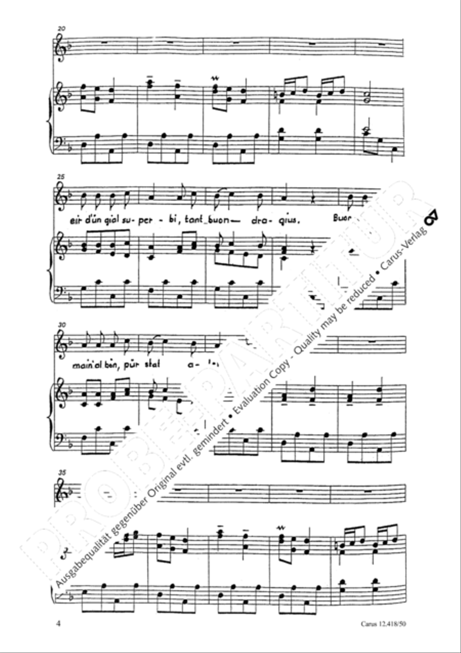 Dal gialet buondrius Voice Solo scores gallery preview page 5