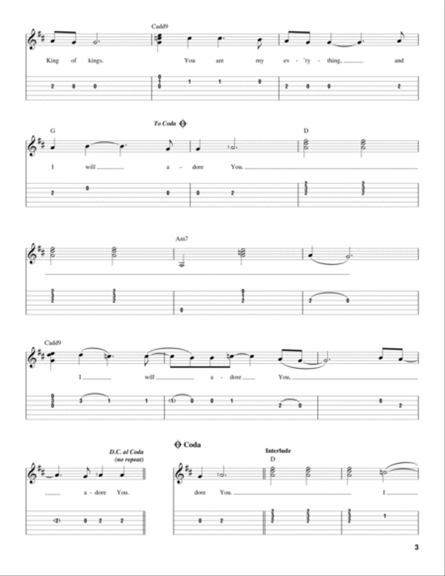 Revelation Song Revelation Song Guitar Tablature scores gallery preview page 3