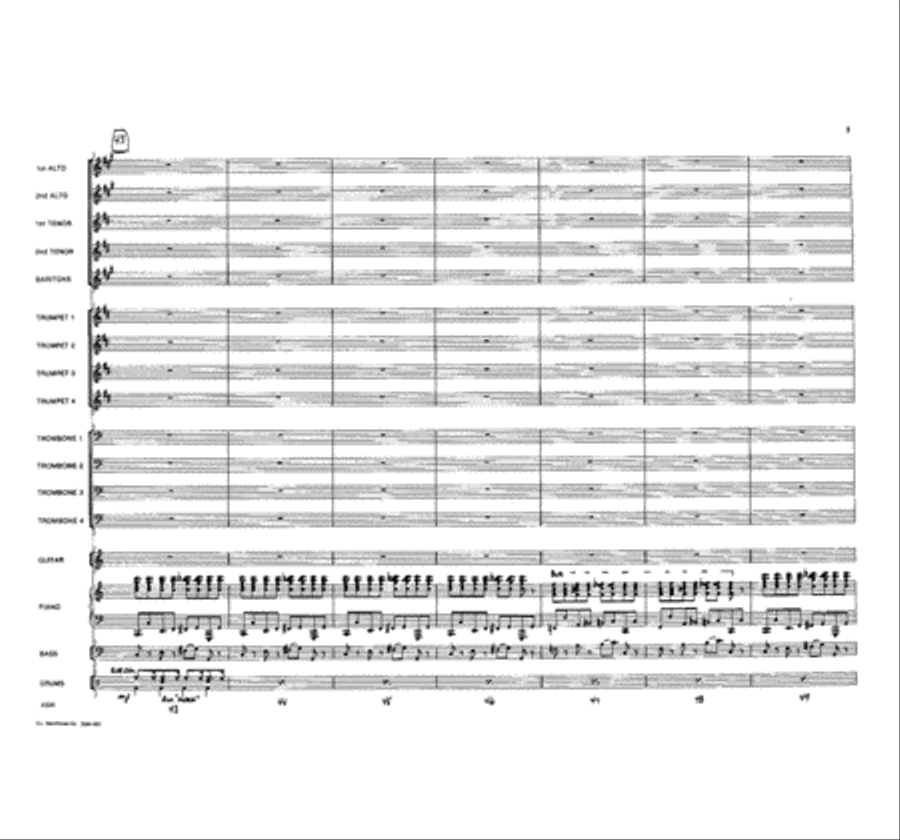 Piano Power Jazz Ensemble scores gallery preview page 8