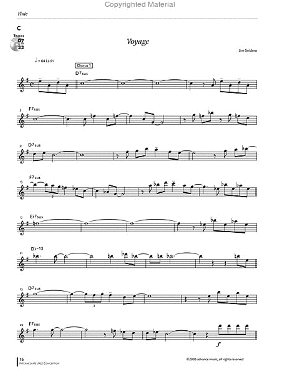 Intermediate Jazz Conception -- Flute Flute scores gallery preview page 6