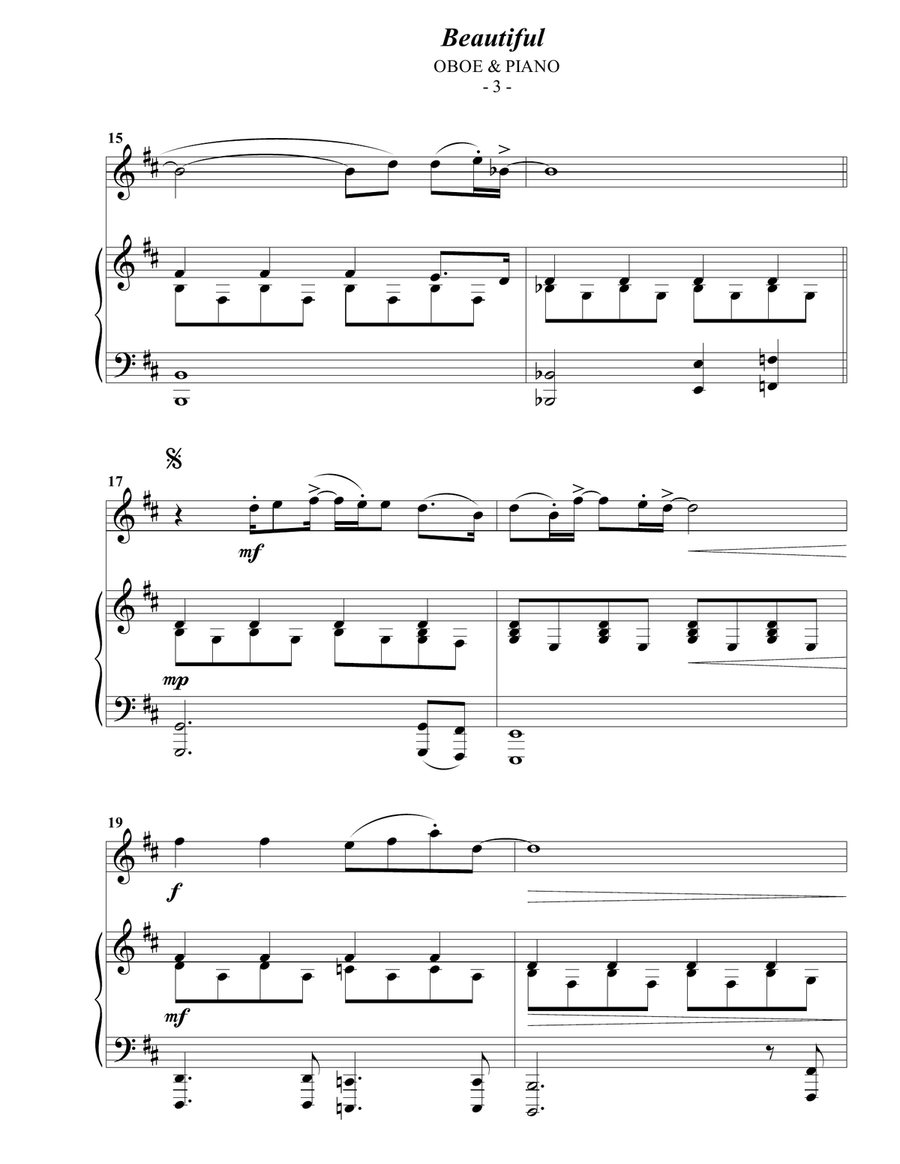 Beautiful Piano scores gallery preview page 3