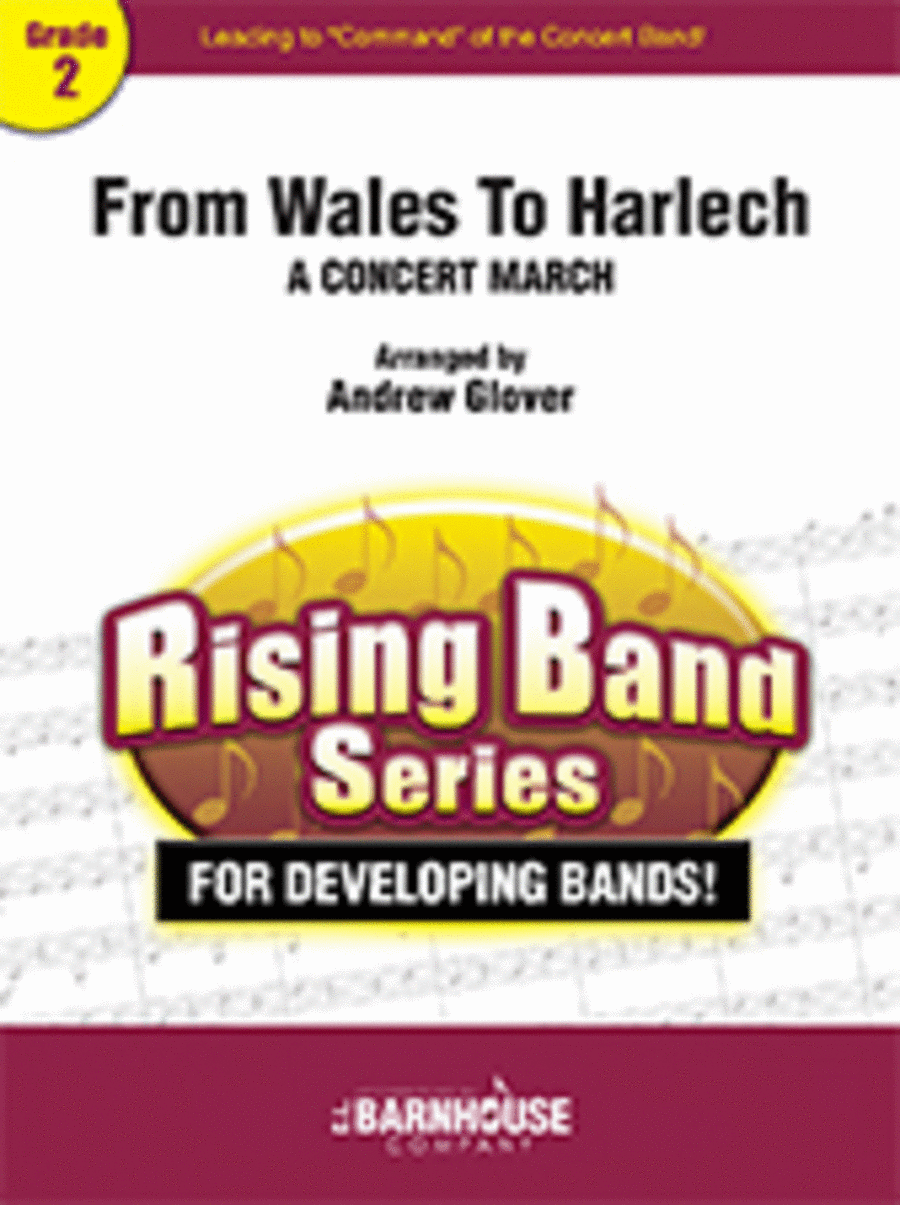 From Wales To Harlech Concert Band scores gallery preview page 1