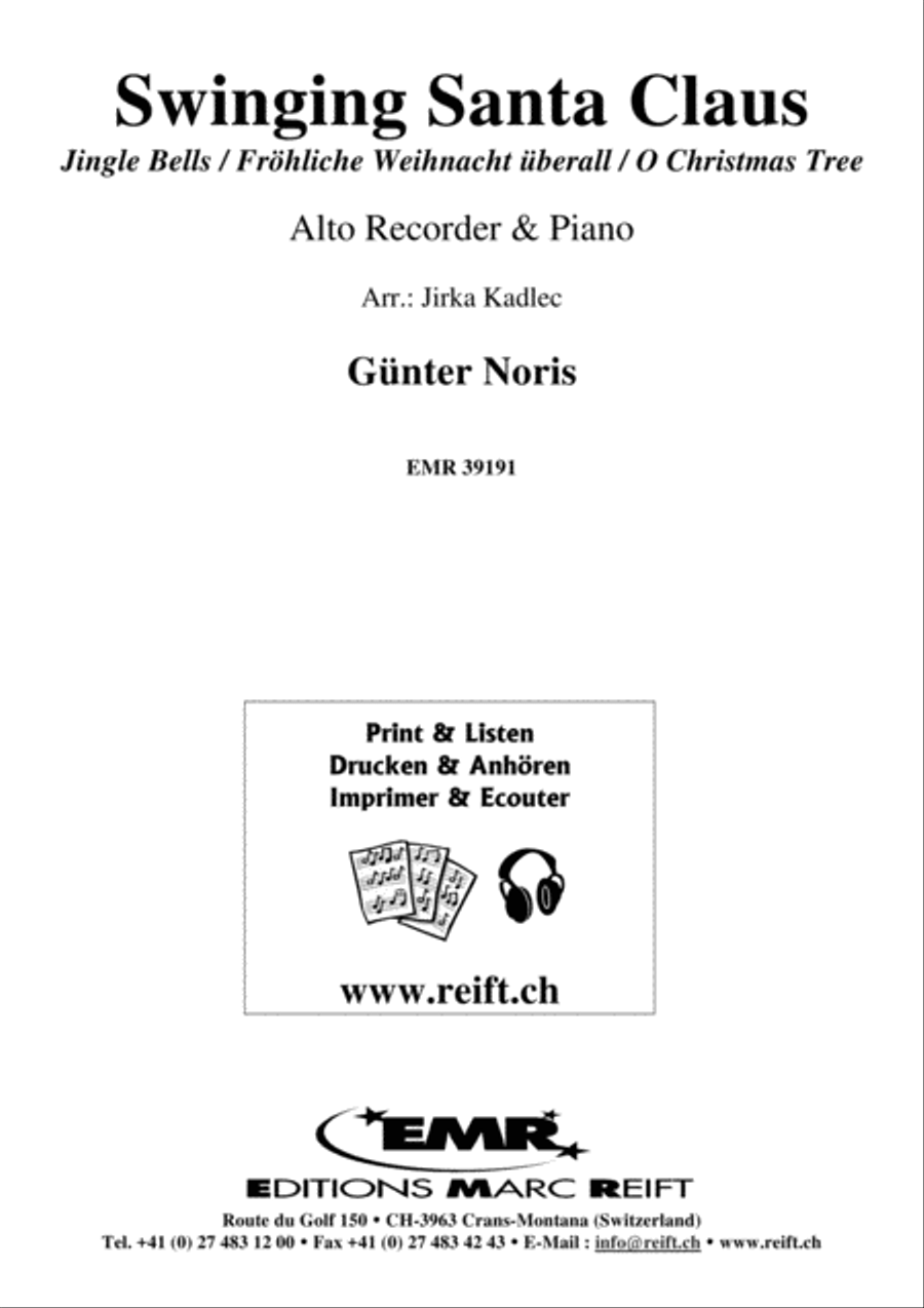Swinging Santa Claus Swinging Santa Claus Alto Recorder scores gallery preview page 1