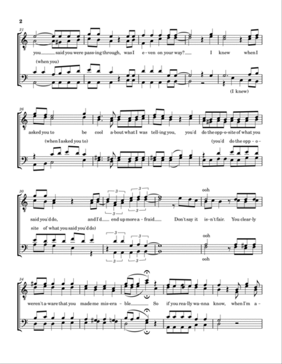 Happier Than Ever 4-Part scores gallery preview page 2