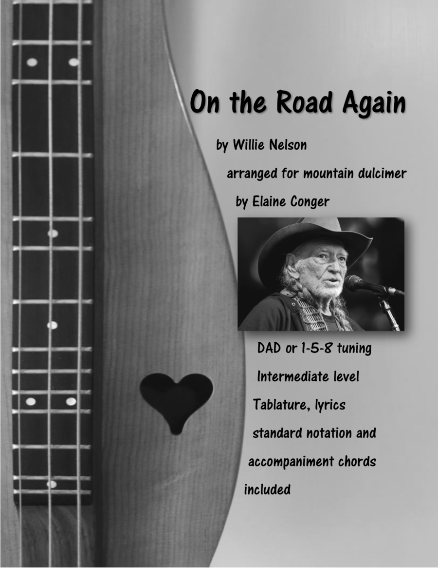 On The Road Again Dulcimer scores gallery preview page 1