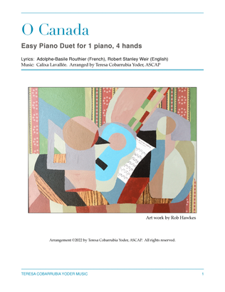 Book cover for O Canada - Easy Piano Duet