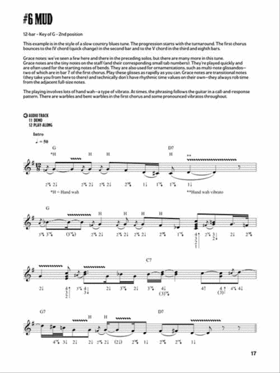 Slow Blues Harmonica Slow Blues Harmonica Guitar Tablature scores gallery preview page 6