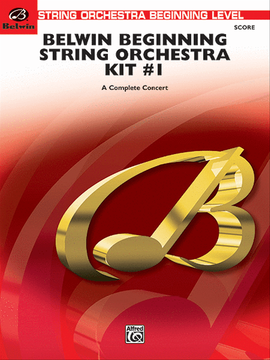Belwin Beginning String Orchestra Kit #1 String Orchestra scores gallery preview page 1