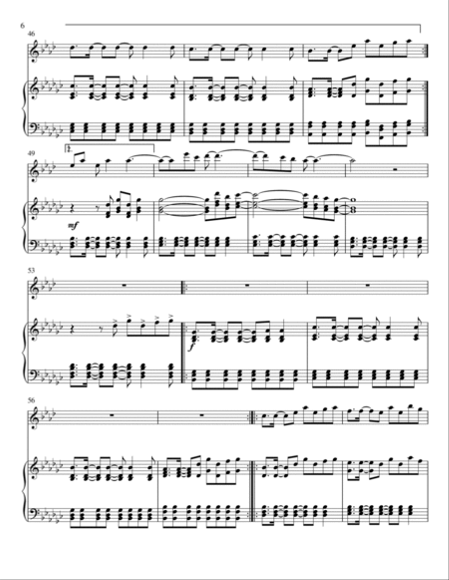 A Sky Full Of Stars Small Ensemble scores gallery preview page 6