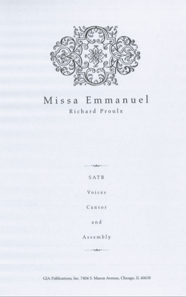 Missa Emmanuel - Assembly Edition