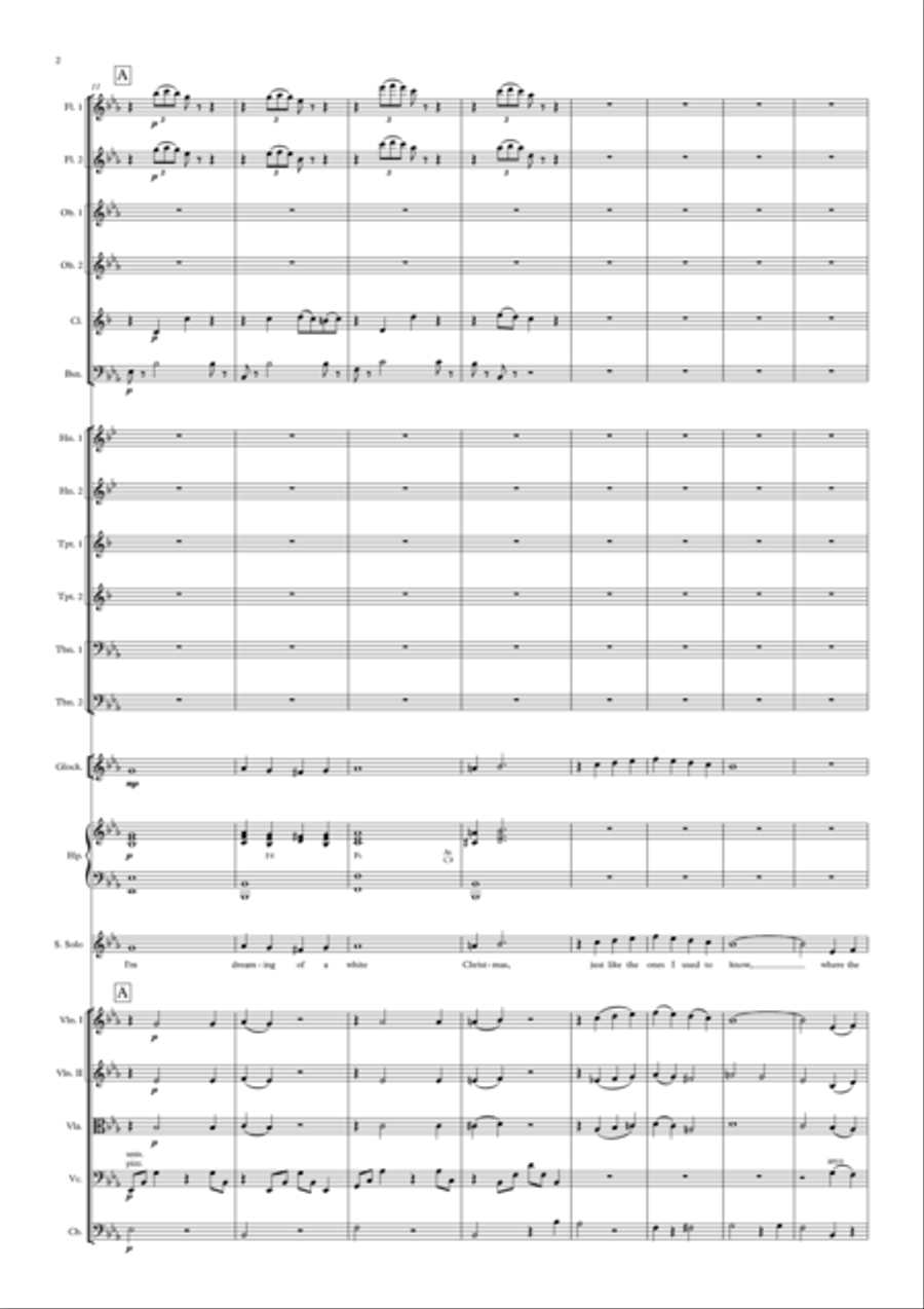 White Christmas Full Orchestra scores gallery preview page 2
