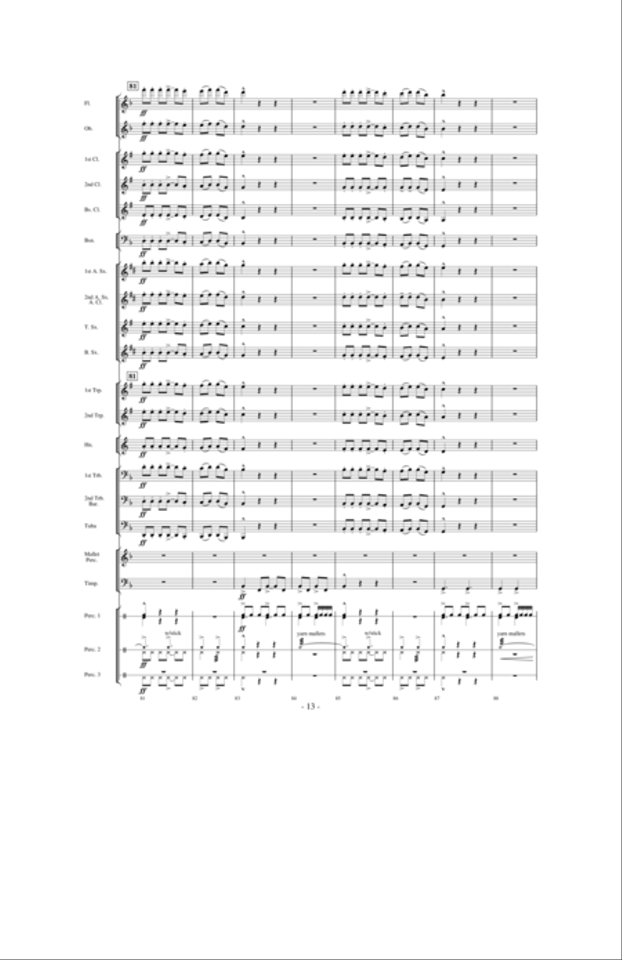 Velocity Concert Band scores gallery preview page 12