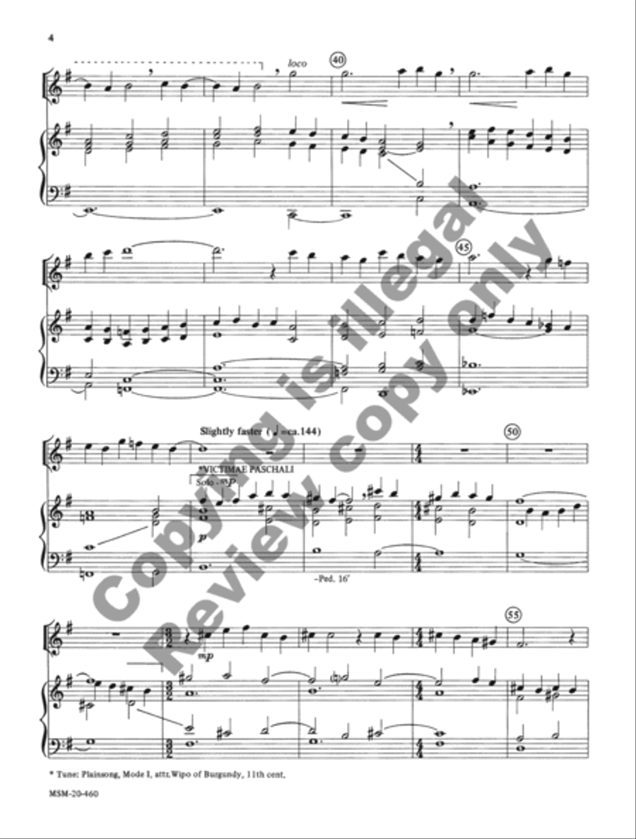 An Easter Prelude for Flute and Organ Flute Solo scores gallery preview page 8