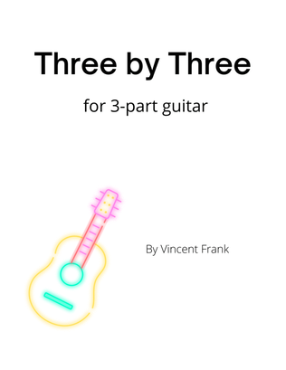 Book cover for Three by Three