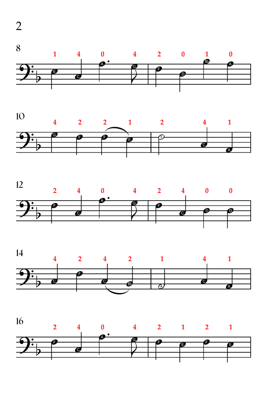 Angels from the Realms of Glory (CELLO SOLO - EASY LEVEL) Cello Solo scores gallery preview page 3
