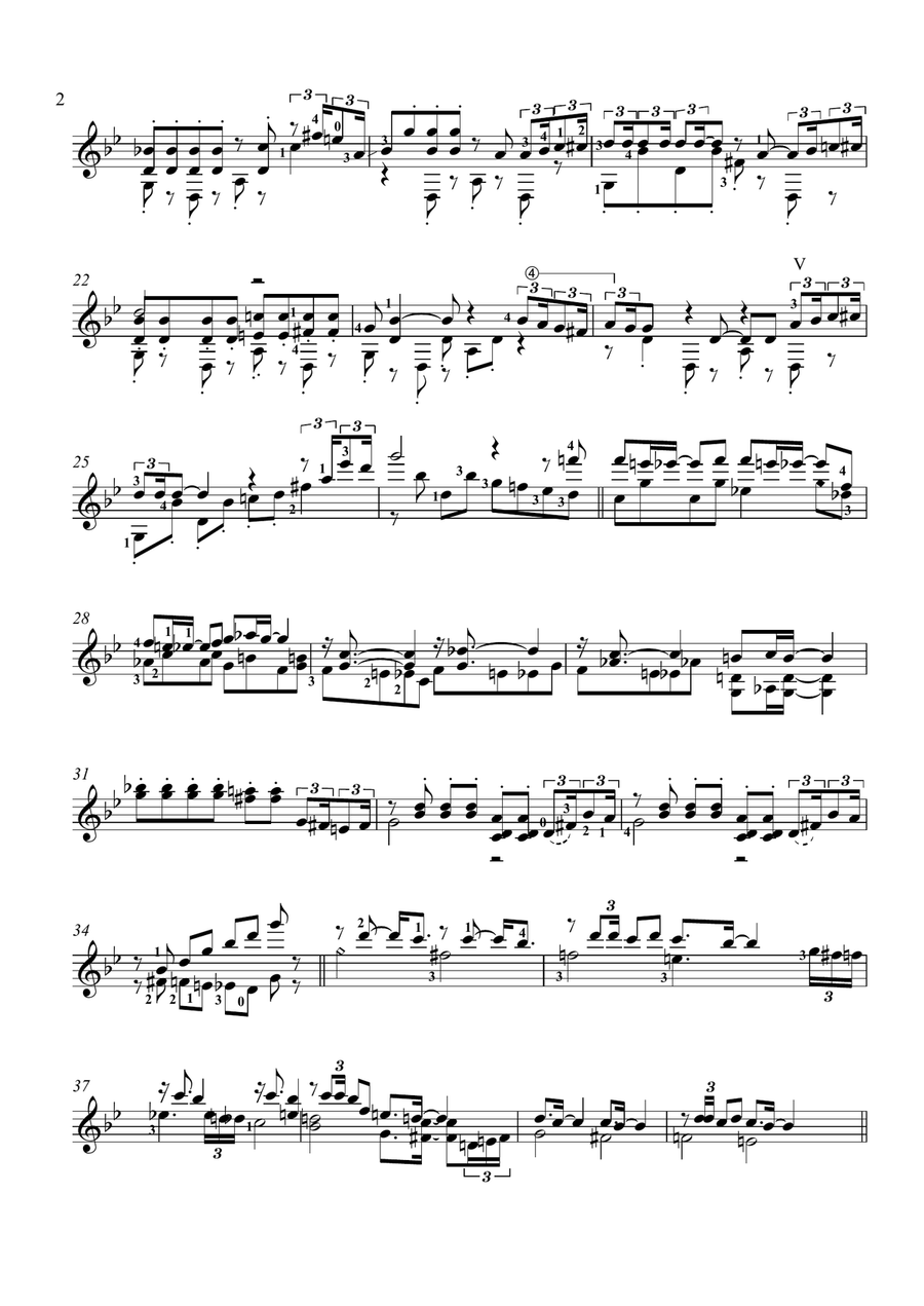 Via Con Me Guitar Solo scores gallery preview page 2