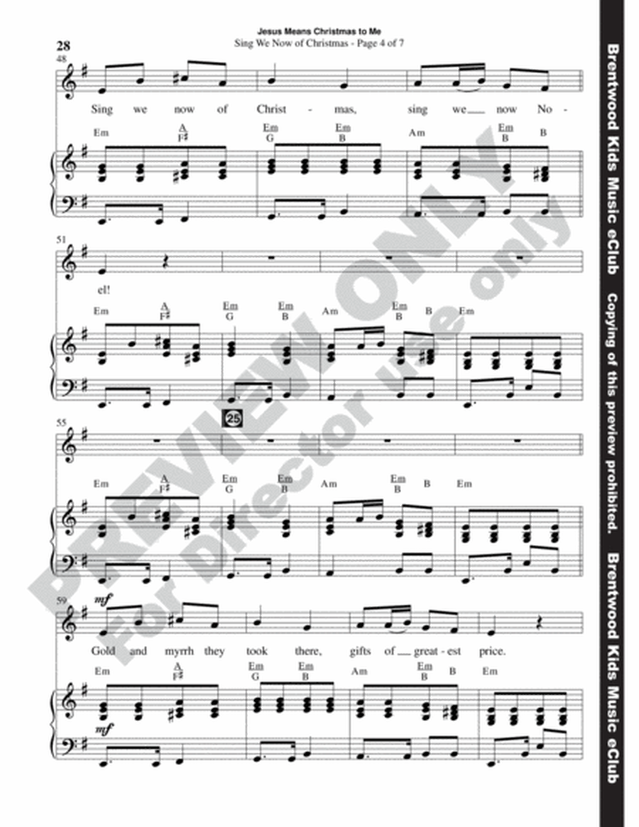 Jesus Means Christmas to Me (Choral Book) image number null