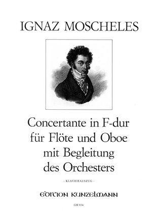 Book cover for Concertante in F major for flute and oboe