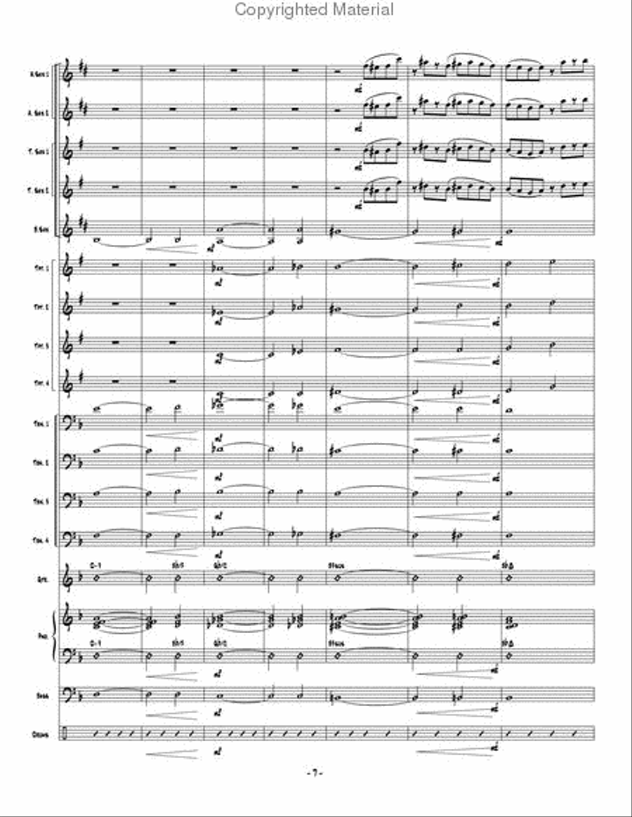 Changing Lanes Jazz Ensemble scores gallery preview page 8