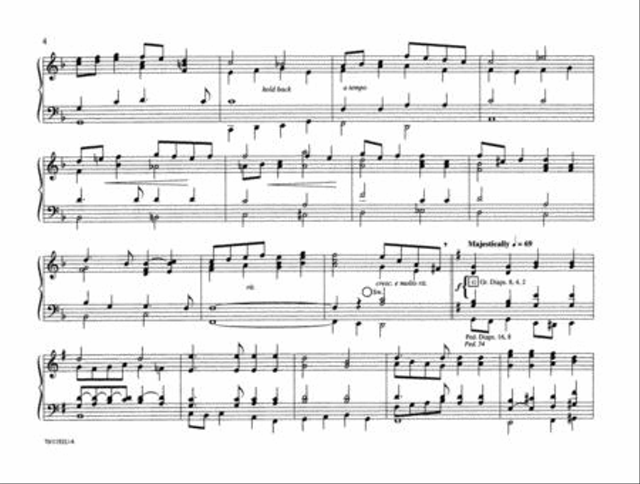 The Easy Organ Collection: Hymn Settings Organ Solo scores gallery preview page 5