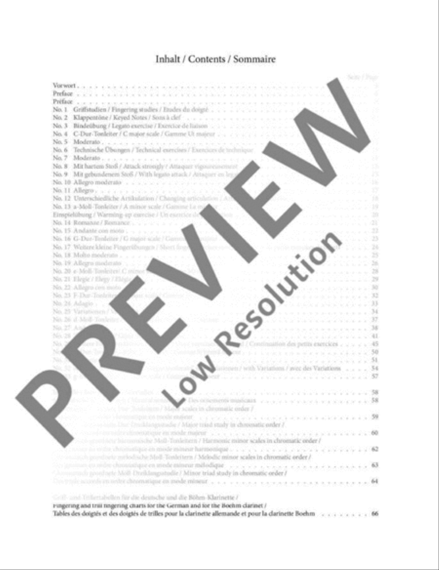 Clarinet Method B-Flat Clarinet scores gallery preview page 4