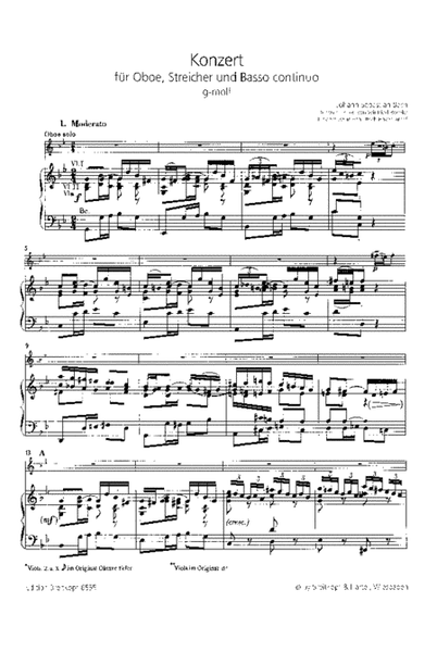 Oboe Concerto in G minor