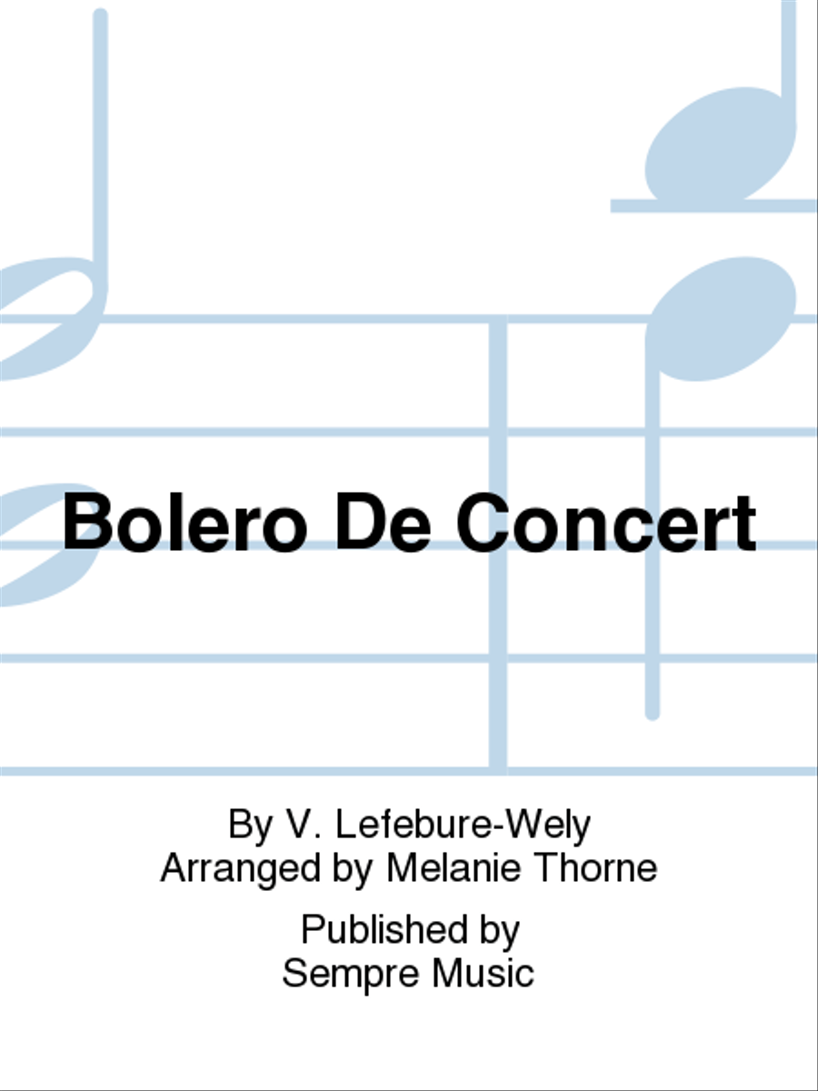 Bolero de Concert Bolero de Concert Choir scores gallery preview page 1