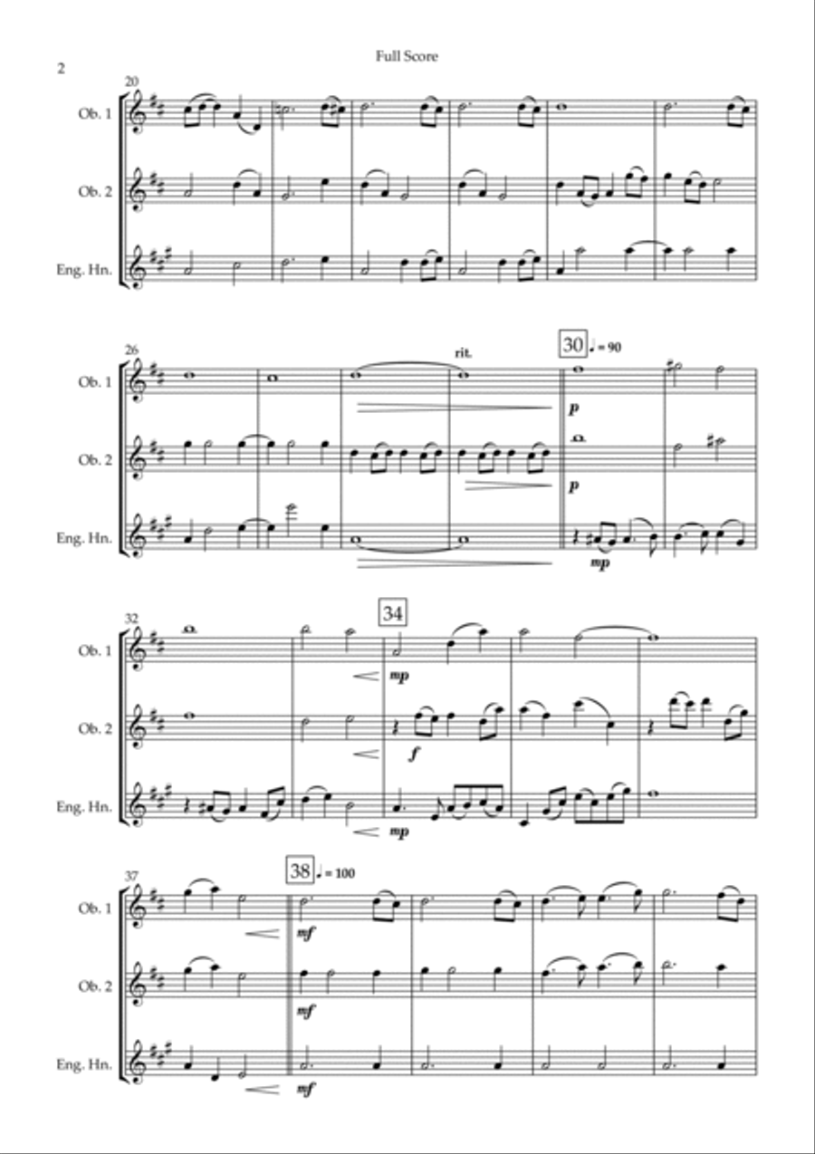 Jurassic Park Iii Woodwind Trio scores gallery preview page 2