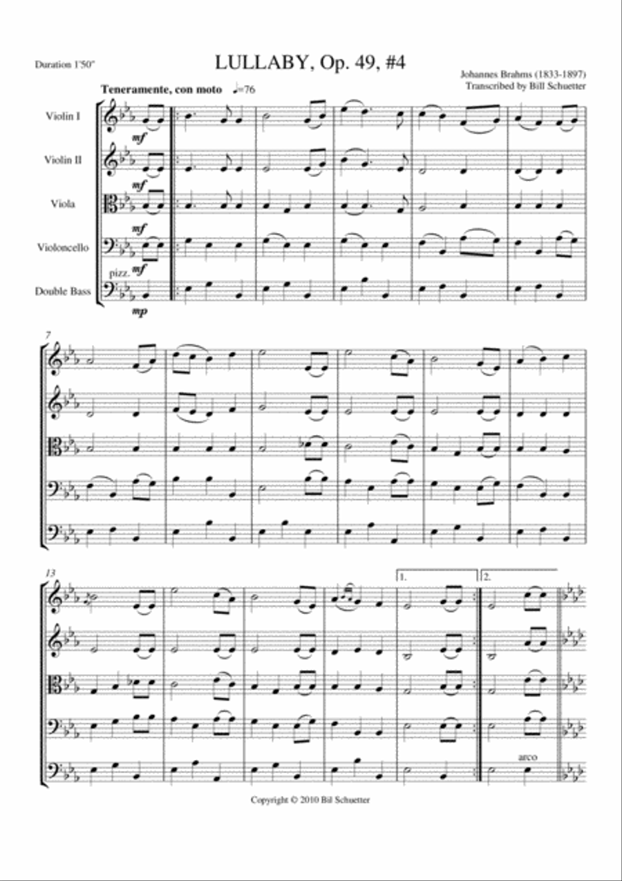 Lualat: the Mountaineer's Song Orchestra scores gallery preview page 1