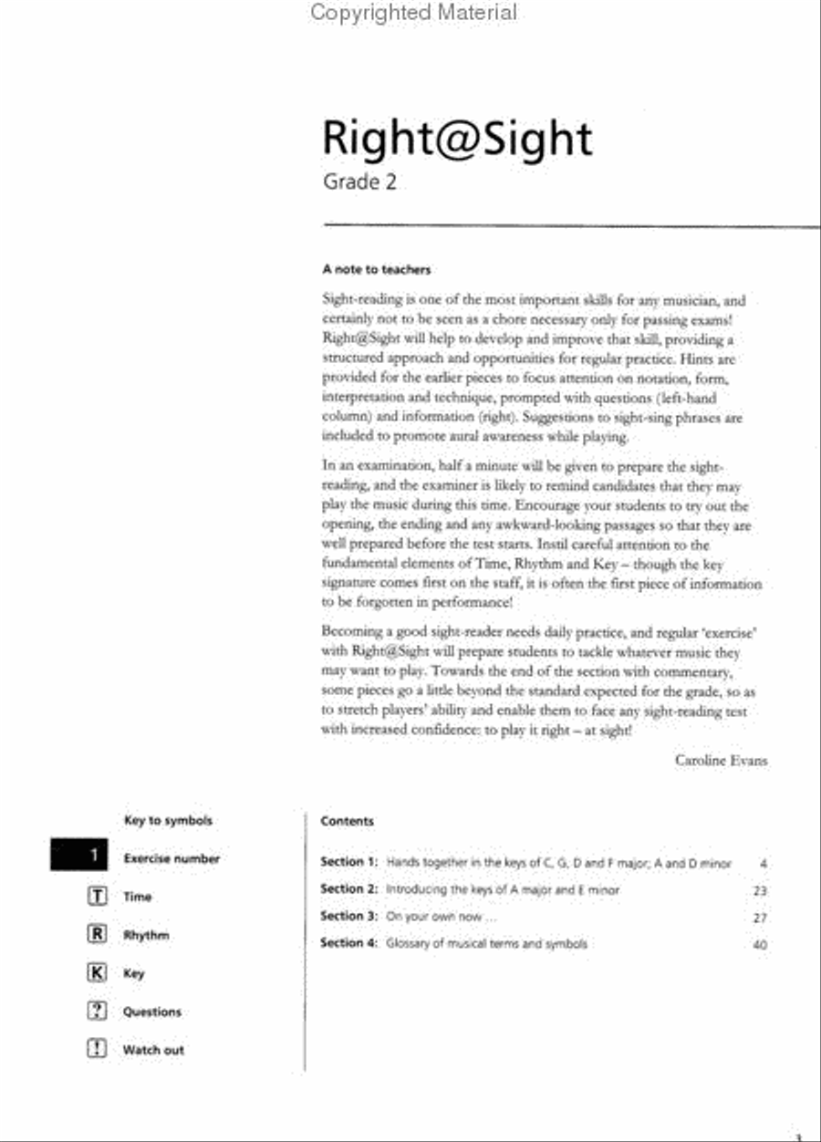 Right@Sight - Piano Grade 2 Piano Method scores gallery preview page 2
