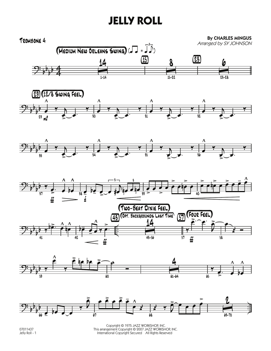 Jelly Roll - Trombone 4