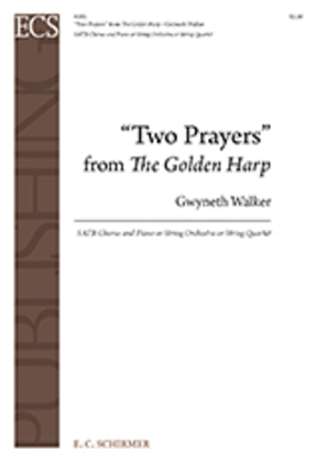 Book cover for Two Prayers from The Golden Harp (Piano/Choral Score)