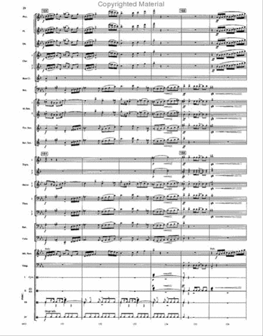 When Angels Weep Concert Band scores gallery preview page 27
