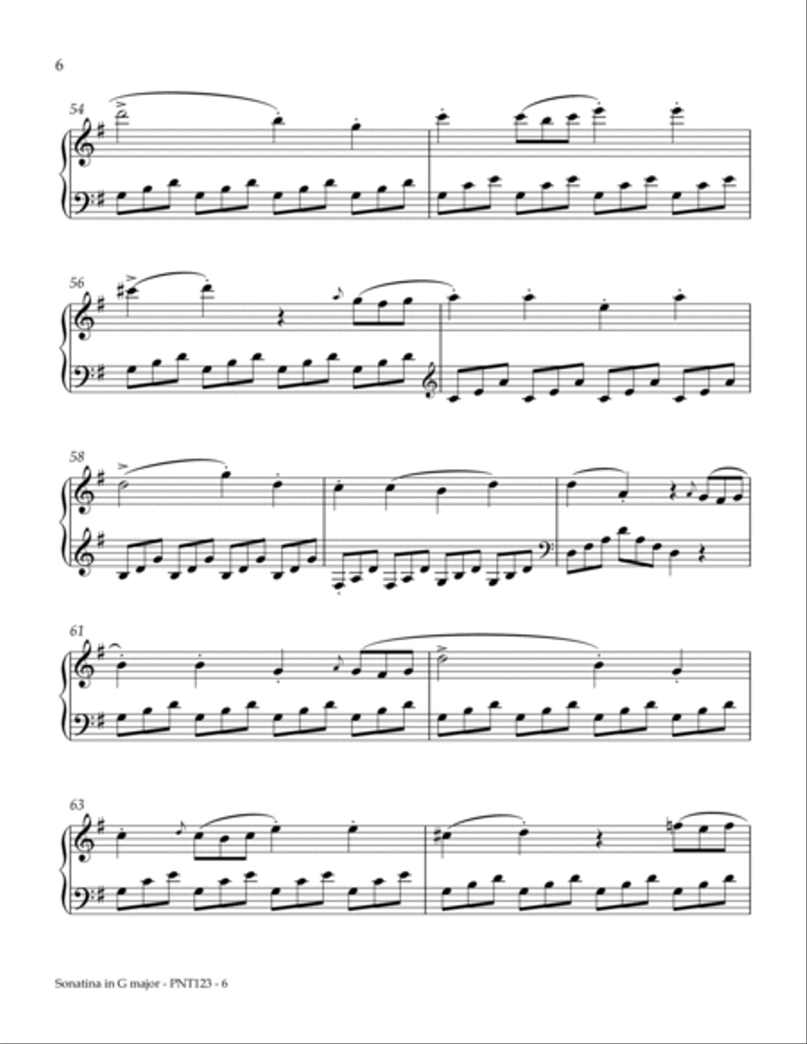 Sonatina Opus 36, Number 5 Piano Method scores gallery preview page 6