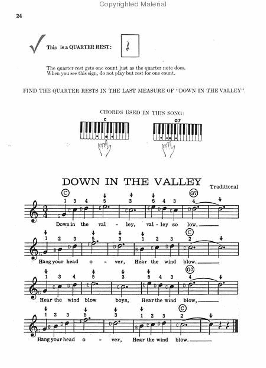 Pointer System for Piano – Instruction Book 1 Piano Method scores gallery preview page 4