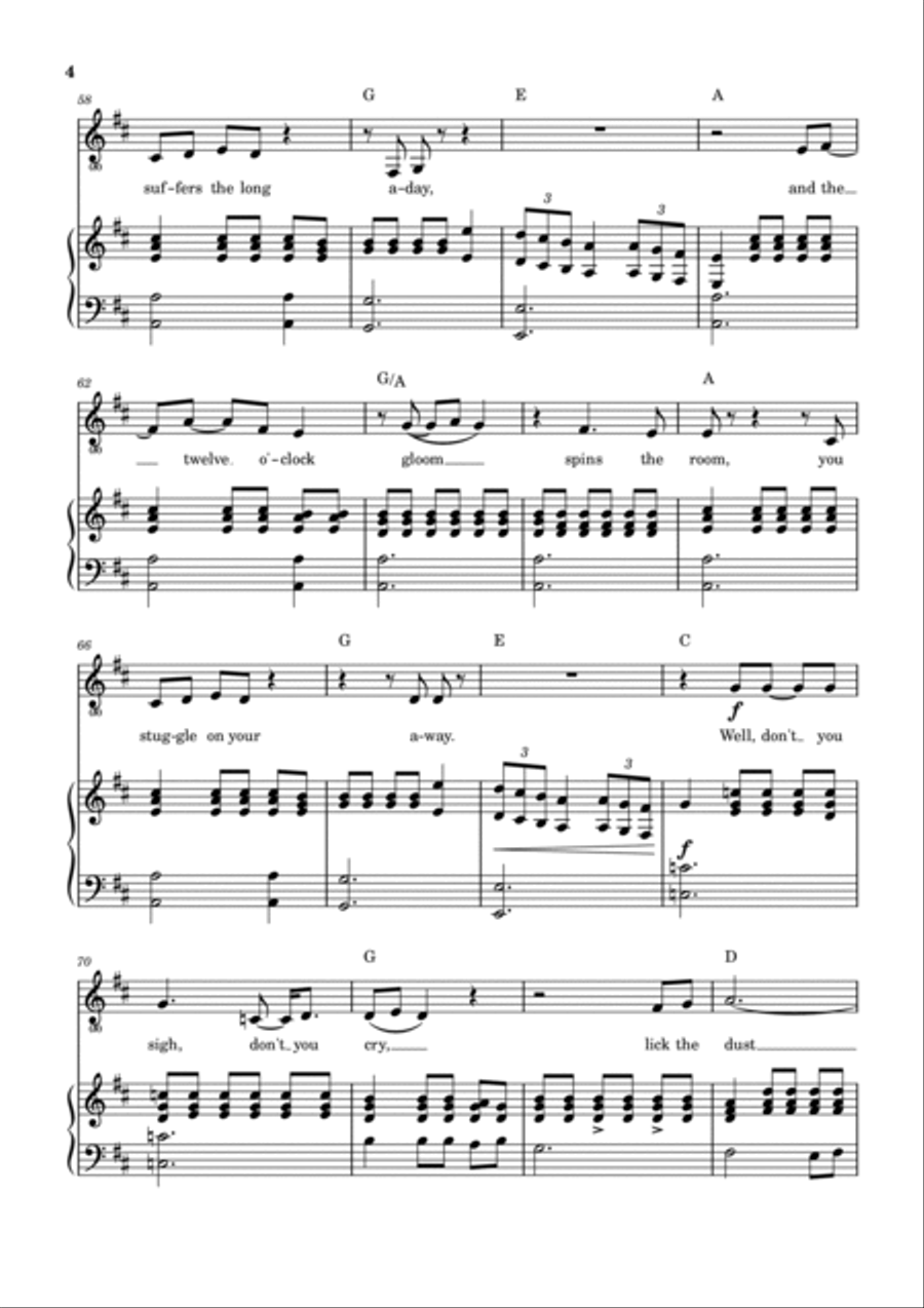 Life Is A Long Song Piano, Vocal, Guitar scores gallery preview page 5