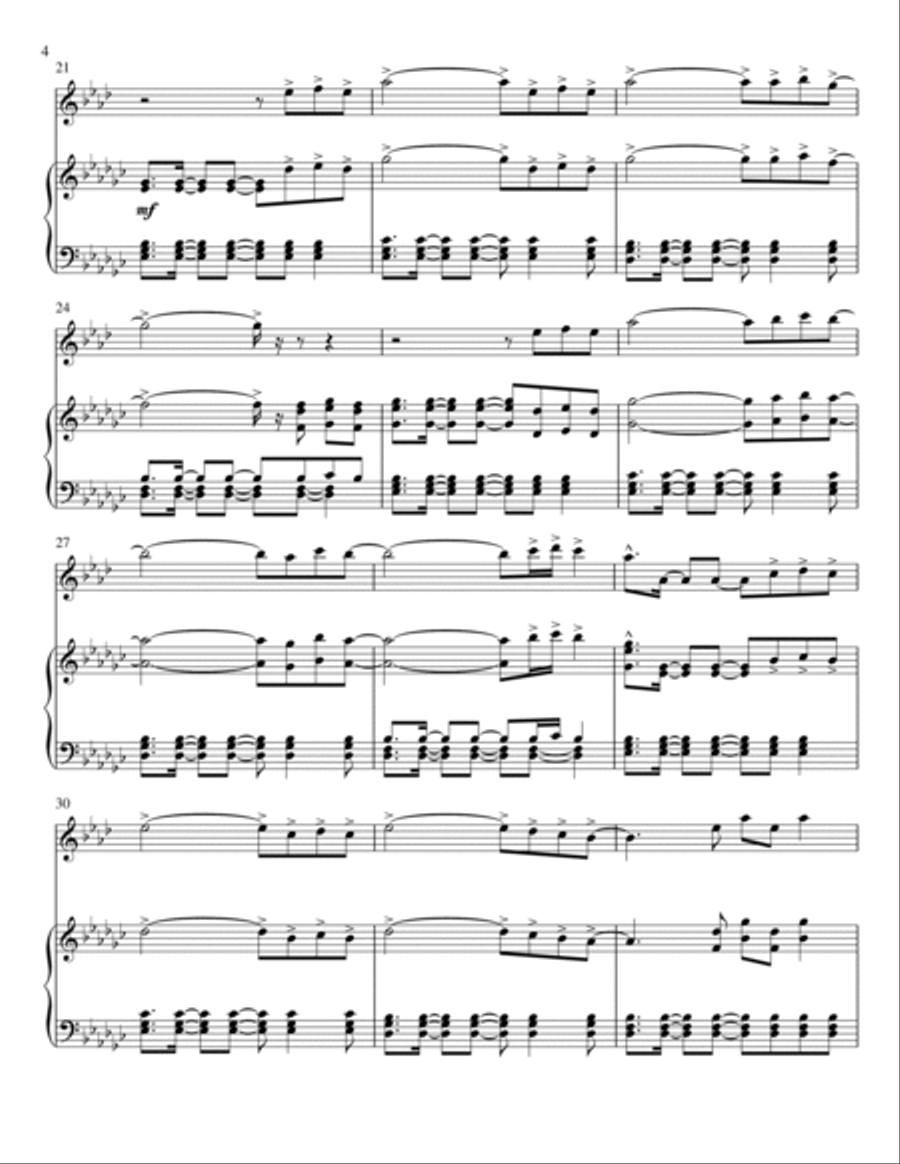 A Sky Full Of Stars Small Ensemble scores gallery preview page 4
