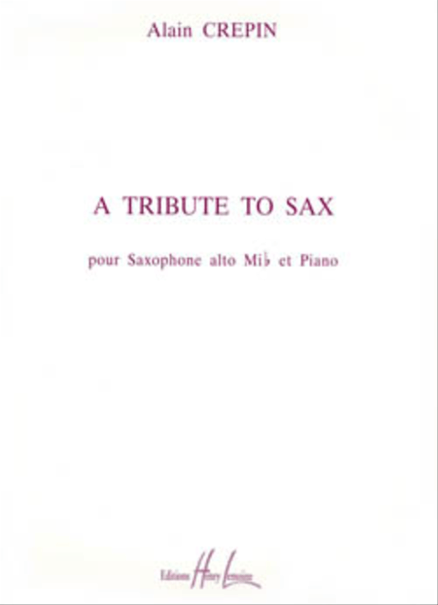 A Tribute To Sax