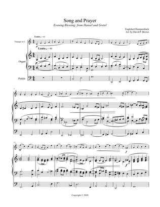 Song and Prayer (from Hansel and Gretel) for Trumpet and Organ